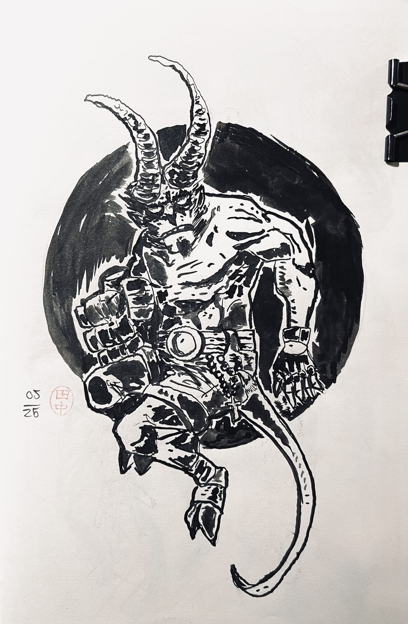 Hellboy, Inks